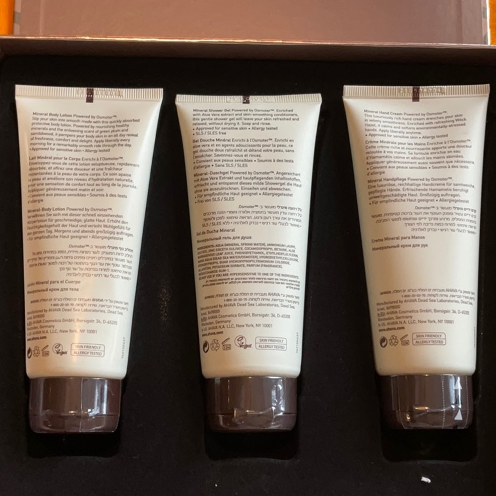AHAVA Head To Toe Mineral Trio Set, NIB - Picture 4 of 8